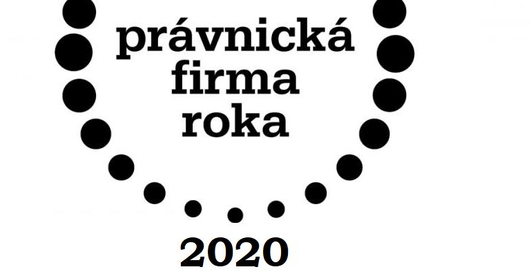 Právnická firma roka 2020 ocenenie 